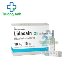 Lidocain 2% Adrenalin 0.001% Egis 10ml - Thuốc gây tê